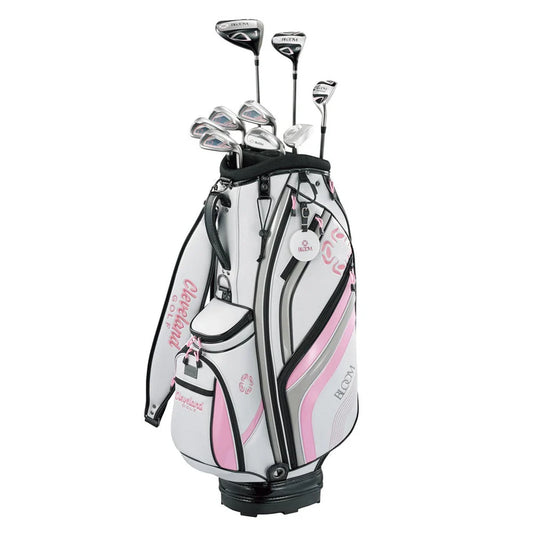 Women Standard -Cleveland Bloom Package - 9 PC Set which includes a golf bag