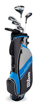 Wilson DEEP BLUE Tour Junior 9-12 year old- Golf Set Package